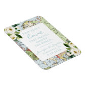 Vintager Blumenübersicht Liebe Magnet (Rechte Seite)