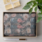 Vintager Blumenvogel Seidenpapier (Geschenk)