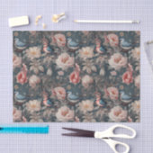 Vintager Blumenvogel Seidenpapier (Handwerk)