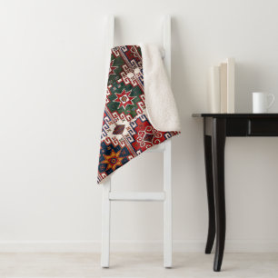 Vintager Blumenwirbel Sherpadecke
