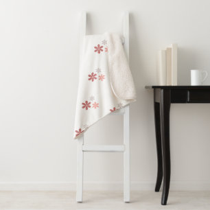 Vintager Blumenwirbel Sherpadecke