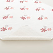 Vintager Blumenwirbel Sherpadecke (3/4)