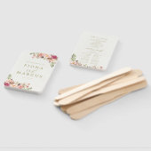 Vintager Blumenzwiebelprogramm Handfan Fächer (Non-assembled)