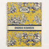 Vintager Blütengelber Schornstein Planer (Vorderseite)