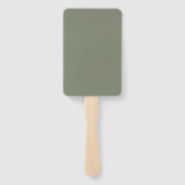 Vintager Blütenschmetterling Fächer (Rückseite)