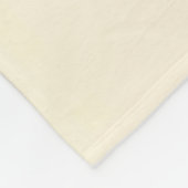 Vintager Blütenschmetterling Fleecedecke (Ecke)