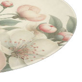 Vintager Blütenschmetterling Schneidebrett (Ecke)