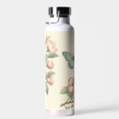 Vintager Blütenschmetterling Trinkflasche (Rechts)