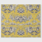 Vintager Blütensee Geschenkpapier (Flach)