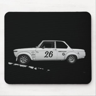 Vintager BMW Rennwagen Mousepad