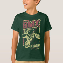 Vintager Bmx-Fahrer - Bmx Bike T-Shirt