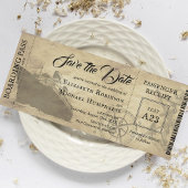 Vintager Boarding Pass | SAVE THE DATE