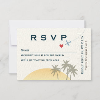 Vintager Boarding Pass UAWG auf ecru Einladung