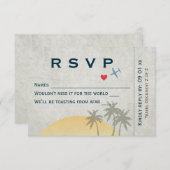 Vintager Boarding Pass UAWG Einladung (Vorne/Hinten)