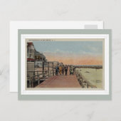 Vintager Boardwalk: Sea Bright New Jersey Postkarte (Vorne/Hinten)
