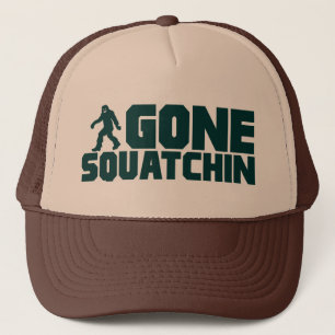 Vintager Bobo GEGANGENER SQUATCHIN Hut, der Truckerkappe