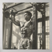 Vintager Bodybuilder 3 Poster (Vorne)