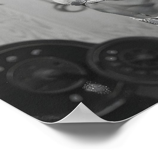 Vintager Bodybuilder 5 Poster (Ecke)