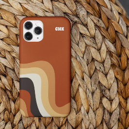 Vintager Bohemischer Abstrakter 70er Art Groovy Mo iPhone 14 Hülle