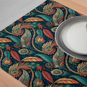 Vintager Bohemischer Dreamcatcher-Tischläufer Großer Tischläufer