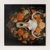 Vintager Bohemischer Zuckerhut Blüte Puzzle (Horizontal)