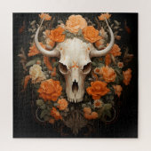 Vintager Bohemischer Zuckerhut Blüte Puzzle (Vertikal)