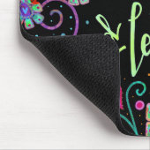 Vintager Boho Ließ Go und Ließ Gott Mousepad (Ecke)