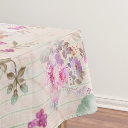 Vintager bohrosa Lavendel Tischdecke (Beispiel)