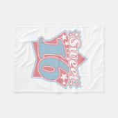 Vintager Bonbon 16 Fleecedecke (Vorderseite (Horizontal))