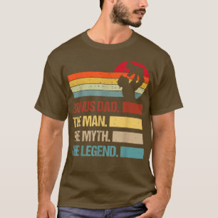 Vintager Bonus Vater Man Myth Legend Familienabsch T-Shirt
