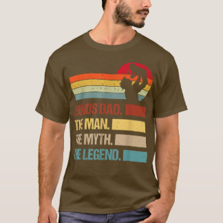 Vintager Bonus Vater Man Myth Legend Familienabsch T-Shirt