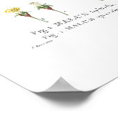 VINTAGER BOTANISCHER "BLÜTENKRABAPPLE" REDOUTÉ POSTER (Ecke)