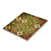 Vintager botanischer Charme Erdgeschmack Fliese (Seite)