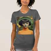 Vintager botanischer Collage T - Shirt (Vorderseite)
