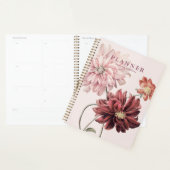Vintager Botanischer Dahlia-Blumenplaner Planer (Anzeige)