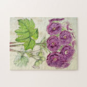 Vintager botanischer Doppelfüßler Puzzle (Horizontal)
