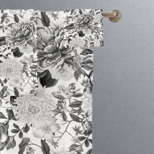 Vintager Botanischer Garten Blume Musterweg Treppe Badhandtuch Set