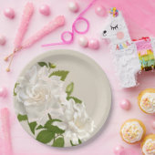 Vintager botanischer Garten Pappteller (Party)