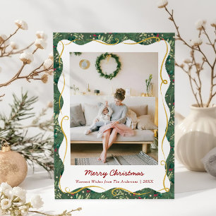 Vintager botanischer Garten Weihnachten 1 Foto