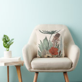 Vintager botanischer Garten - Wildblumen & Protea  Kissen (Stuhl )
