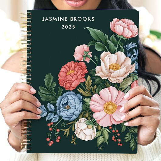 Vintager botanischer Individuelle Name Planer