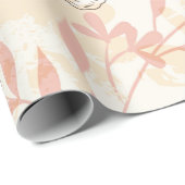 Vintager botanischer Insektengarten Geschenkpapier (Rolleneckpunkt)