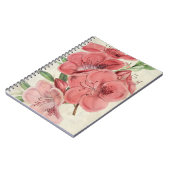 Vintager botanischer Magnet Azalea Notizblock (Linke Seite)