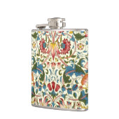 Vintager botanischer Morris Entwurf Flachmann (Links)