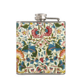 Vintager botanischer Morris Entwurf Flachmann (Rückseite)