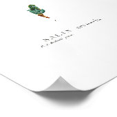 VINTAGER BOTANISCHER REDOUTÉ "CREEPING WILLOW" POSTER (Ecke)