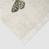 Vintager Botanischer Schmetterling Peach Moths Dec Seidenpapier (Ausschnitt)