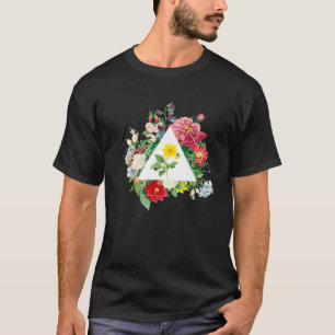 Vintager botanischer schöner Blume Power T-Shirt
