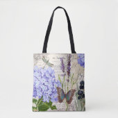 Vintager botanischer Totbeutel Tasche (Vorderseite)