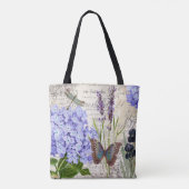 Vintager botanischer Totbeutel Tasche (Rückseite)